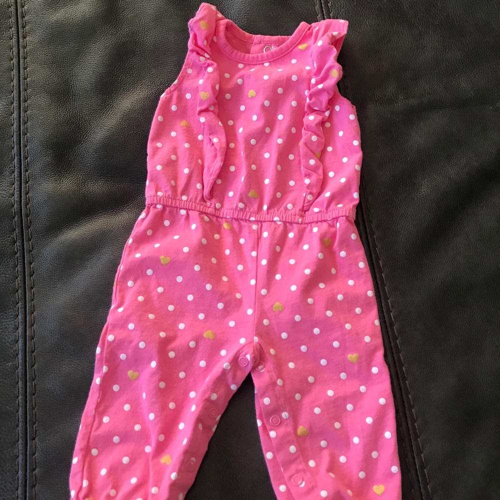 Dark Pink Pant Romper